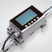 Flow Meter Ultrasonik Kompak Tipe Jepit untuk Diameter Kecil DN15-DN60 dengan Layar LCD