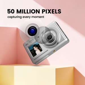 Câmera Digital Mini X70 com Tela Dupla de 2.4+1.4 polegadas, Zoom Digital 16x, 64MP CCD, Cartão SD, Ideal para Vlogs, Iniciantes e Crianças - Product Image 4