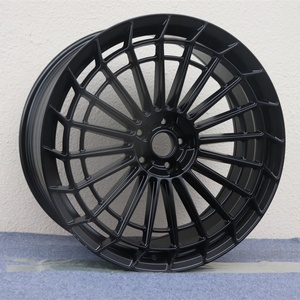 Rines de Aleación Forjados Negros Brillantes SRX de 20, 21 y 22 Pulgadas, 5x112, Pedido al por Mayor para Mercedes Clase <span class=keywords><strong>S</strong></span>, Toyota Alphard, BMW Serie 7 - Product Image 3