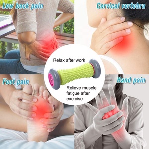 Rodillo de Masaje para Pies para Aliviar la Fascitis Plantar y el Dolor de Arco del Pie y el Talón, Masajeador de Reflexología para Relajar los Músculos de la Espalda, Piernas y Manos, Caliente - Product Image 6
