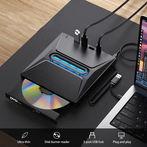 <span class=keywords><strong>Lecteur</strong></span>/<span class=keywords><strong>Graveur</strong></span> Optique <span class=keywords><strong>Interne</strong></span> Portable Haute Vitesse SATA pour PC de Bureau, USB-C & USB 3.0, Slim, pour DVD +/-RW - Product Image 3