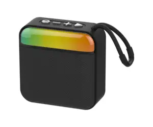 Hot sale powerful bluetooth speakers handbag speaker radio With colorful RGB led light