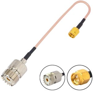 F Female to <strong>RCA</strong> Male <strong>Coaxial</strong> Audio Adapter CCTV Connector - Product Image 4