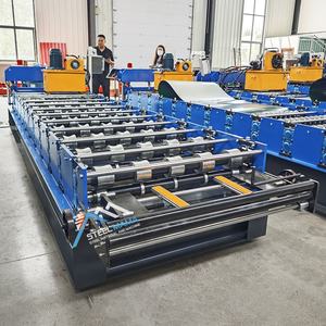 Petit pain trapézoïdal de feuille de toiture de l'acier 840 IBR de couleur à grande vitesse formant la machine pour le Cameroun - Product Image 6