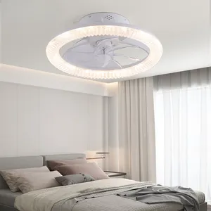 Moderne minimalistische Zimmer-smart-Fernbedienung Rb Esszimmerlampe Wohnzimmer Deckenventilator-Lichter