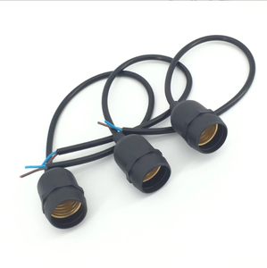 Uso <span class=keywords><strong>esterno</strong></span> E12 E14 E26 E27 IP65 porta lampada con cavo impermeabile presa lampada E27 - Product Image 5