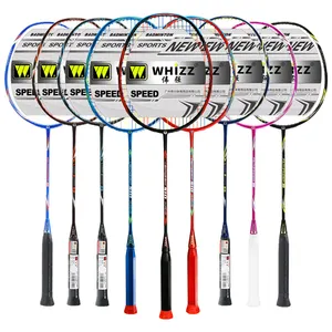 2022 Hot Koop Whizz Nieuwe Aankomst Ontwerp Protector Racket Staal Aluminium Carbon Graphite Custom Badminton Rackets Professionele