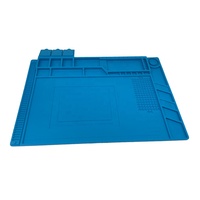 Tapis de Soudure et Tapis Antistatiques en Silicone Classiques de Haute Qualité pour la Réparation d'Ordinateurs Portables et de Téléphones Portables, Écologiques et Isolants Thermiquement