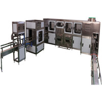 Machine automatique de bouteille en verre de seau de 5 gallons de productivité élevée de 3 gallons pour le PLC de noyau de riz de boisson de gel de shampooing de haute précision