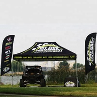 Tente d'exposition commerciale 2*2m pour exposition promotionnelle pliante et pliable Impression personnalisée Auvent d'événement Tentes pop-up Affichage Fête Mariage