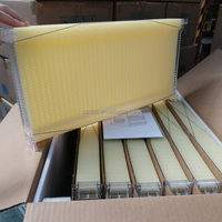 Kunststoff Waben bienenstock Kamm Auto Flowing Honeycomb Bee Hive Rahmen mit Werkzeugen