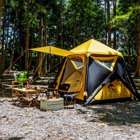 Tente de maison gonflable d'air extérieur léger de haute qualité grand espace tissu Oxford facilement adapté au camping
