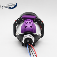 Module de rétrofit de lentille de phare projecteur mini Bi-LED 2,5 pouces 6000K 12V universel
