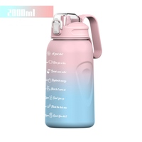 2024 <strong>Best</strong> <strong>Selling</strong> Products Tomatodos 500ml 700ml 2000ml 3 in 1 Set <strong>Bottle</strong> <strong>Motivational</strong> Plastic <strong>Water</strong> <strong>Bottle</strong> With Customized Logo