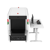 Système de sécurité de scanner de bagages en métal à rayons X de taille moyenne intelligente AI à vue unique 650*500mm avec caméra AI avant et arrière