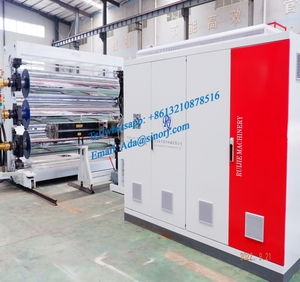 PVC Pet PMMA tấm máy đùn tấm nhựa làm giá máy PP <span class=keywords><strong>PE</strong></span> Pet tấm đùn dòng - Product Image 5