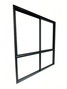 Ventana de Aleación Contemporánea Tipo 100 de Plant Supply, con Aislamiento Térmico, Vidrio Resistente al Viento, Borde Oscuro, Personalizada - Product Image 2