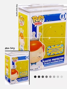 Moderni guardiani portatili della galassia protettore 2mm duro per Pop scatola di visualizzazione in vinile campioni gratuiti di materiale acrilico - Product Image 5