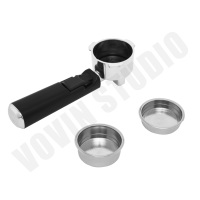 Shot Steam Espresso, Cappuccino et Latte Maker avec mousse en acier inoxydable avec compteur de pression