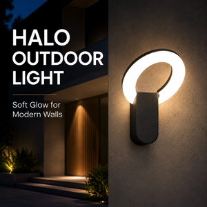 Lampe murale LED ovale moderne créative pliable, éclairage décoratif extérieur étanche pour restaurants, hôtels, couloirs, jardins - Product Image 1