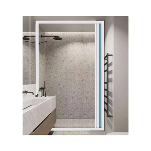 Porte de <span class=keywords><strong>douche</strong></span> coulissante TONGFA RV avec tissu non tissé imperméable - Cadre en aluminium et écran pliable en nid d'abeille pour <span class=keywords><strong>camping</strong></span>-<span class=keywords><strong>car</strong></span> - Product Image 3