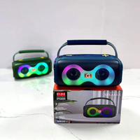 Speaker Bluetooth Portabel Stereo Subwoofer Super Bass ET-312 Laris Manis dengan Radio FM/TF/USB, Lampu RGB, dan Pegangan Nirkabel