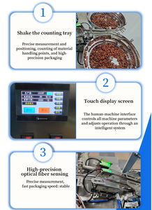 Mesin Pengemas Vertikal Otomatis untuk Menghitung dan Mengemas Permen, Pil, Tablet, dan Kapsul dalam Sachet Kecil dengan Tray Getar - Product Image 4
