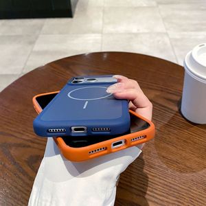 Custodia Magnetica Opaca per iPhone 17 Pro Max, Cover Protettiva Anti-Caduta Effetto Pelle per iPhone 16, Stile Business - Product Image 3