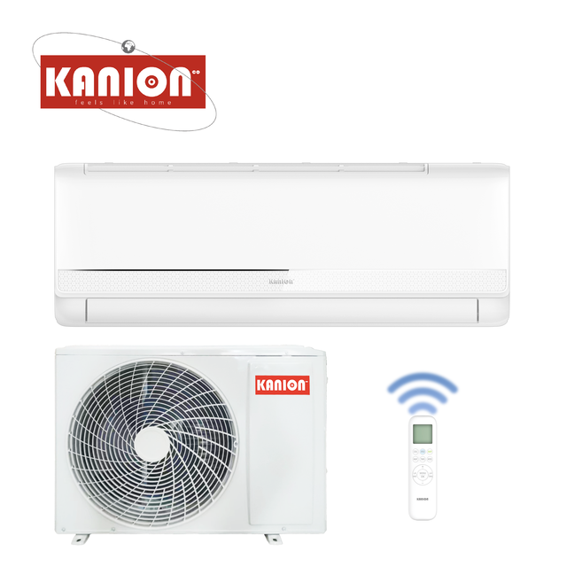 KANION Aeolus Series White Panel Mini Split Air Conditioner R410A Energy Efficiency 5-Year Warranty Only Hotel Use Electric