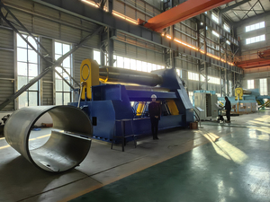 CNC Sắt Tấm Bender Kim Loại Tấm Máy Cán 3 Con Lăn Tấm Thép Máy Uốn - Product Image 2