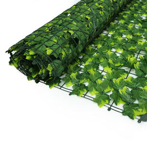 سياج أخضر صناعي عالي الجودة-نمط شجيرة وأوراق الشجر ، غطاء خصوصية مقاوم للأشعة فوق البنفسجية - Product Image 5