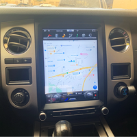 Radio Stereo Mobil Layar Sentuh Vertikal Besar Tesla Style Android Pengganti Aftermarket Upgrade untuk Ford Expedition 15-17