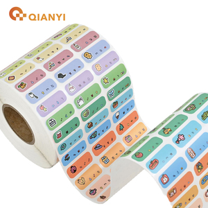 Personalisierbare, selbstklebende, wasserfeste PVC-Namensetiketten für Bücher, Kerzen, Bastelarbeiten und Bilderrahmen - Product Image 2