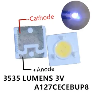 1000pcs lumens lg innotek wooree led diode 3535 3537 High Power 1W 3V Cool white For LED LCD TV Backlight Lamp beads 3D