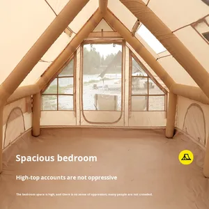 <span class=keywords><strong>Tente</strong></span> gonflable de camping d'extérieur avec protection contre la pluie et pare-soleil intégrés, commande minimum pour les fêtes, en tissu Oxford - Product Image 1