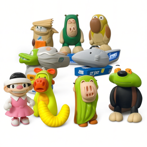 Nuevos juguetes de peluche engañosos, <span class=keywords><strong>figuras</strong></span> de palo de madera, lindos zapatos para correr, muñecas de tiburón, divertidas muñecas de peluche - Product Image 2