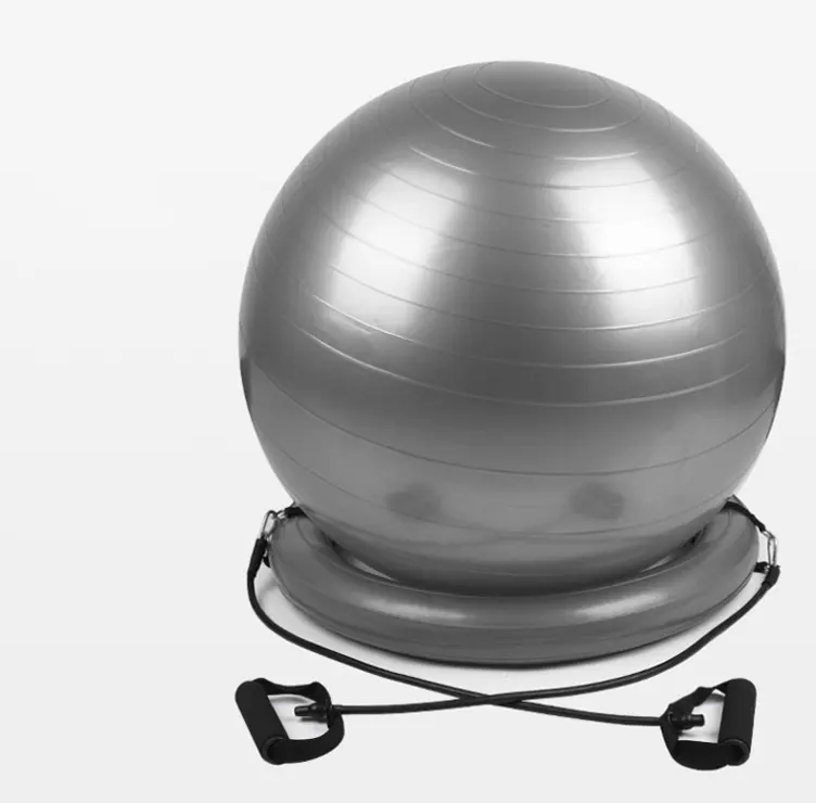 Mu bola de pvc para exercício de pilates, bomba de relaxamento muscular para trás, com logotipo personalizado