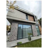 Fenêtres fixes de villa de bonne qualité en aluminium de verre feuilleté creux triple économiseur d'énergie