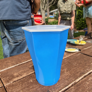 Tùy chỉnh 16oz lục giác Cốc dùng một lần PP cho bia <span class=keywords><strong>Pong</strong></span> bên trò chơi ngoài trời và trong nhà Bar giải trí biểu tượng cá nhân - Product Image 2