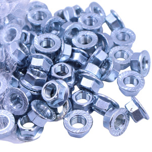 Pièces de générateur à essence en acier au carbone, incluant écrou à filetage fin M12, écrou à bride hexagonale 1.25 et fixation anti-desserrage pour vilebrequin - Product Image 3