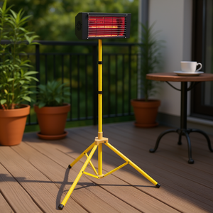 Calentador Eléctrico Infrarrojo Fervi con Soporte de Trípode 1500W para Calefacción Interior y Exterior - Product Image 3
