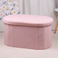 Pouf moderne en tissu pour salon avec rangement, banc de canapé multifonctionnel, tabourets pliants, repose-pieds, sièges