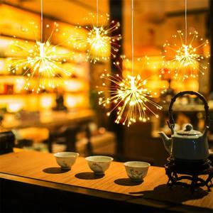 ماء عيد الميلاد أضواء في الهواء الطلق أدى انفجار النجوم أضواء ليد الأسلاك النحاسية الألعاب النارية - Product Image 6
