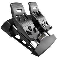 Volante de Pedales Thrustmaster TFRP para Simulador de Vuelo, Compatible con PC, PS4, PS5, Control Preciso con Cable