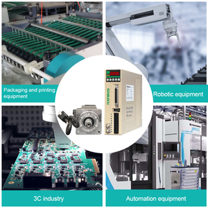 Motor de cubo de rueda de 0.4kw y 10 pulgadas con codificador, carro de carretilla eléctrico, Robot agrícola, 185kw, China, las 10 mejores marcas de servoaccionamiento de CA - Product Image 6