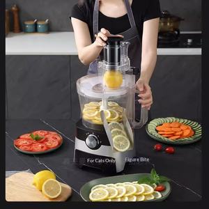 Machine électrique multifonctionnelle commerciale pour couper, trancher et râper les légumes, coupe-patates et carottes en cubes, en acier inoxydable - Product Image 2