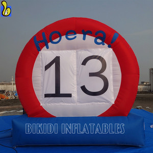Cartellone Pubblicitario Gonfiabile Gigante con <span class=keywords><strong>Numeri</strong></span> Rimovibili/Insegna Pubblicitaria Gonfiabile da Terra in Vendita dalla Fabbrica Cinese - Product Image 2