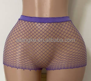 Vadulyer Pantalones Cortos de Red de Rendimiento Personalizado, Pantalones Cortos de Estilo Urbano, Diseño de Rejilla, Talla Única, Listo para Enviar, Stripper Al por Mayor - Product Image 3