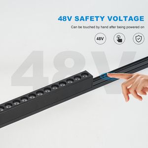 LOSO Project Lighting Indoor Office School Mall Shop Show Room Aluminium 48V Ultra Thin LED Magnetic Light - Product Image 2