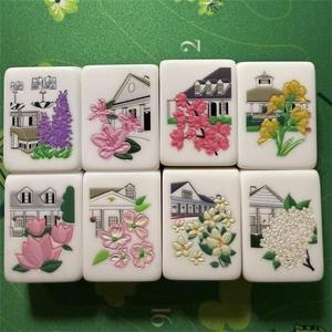 Juego de Mahjong Masters, 4 Capas, Acrílico, Fichas de Mahjong Americanas, 160 Piezas - Product Image 2